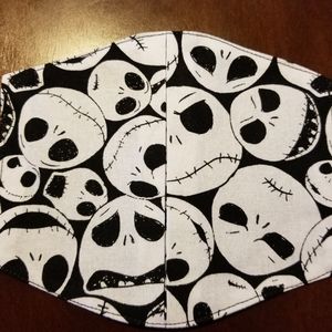 Kids - Jack Skellington Cotton Facemask Face Mask